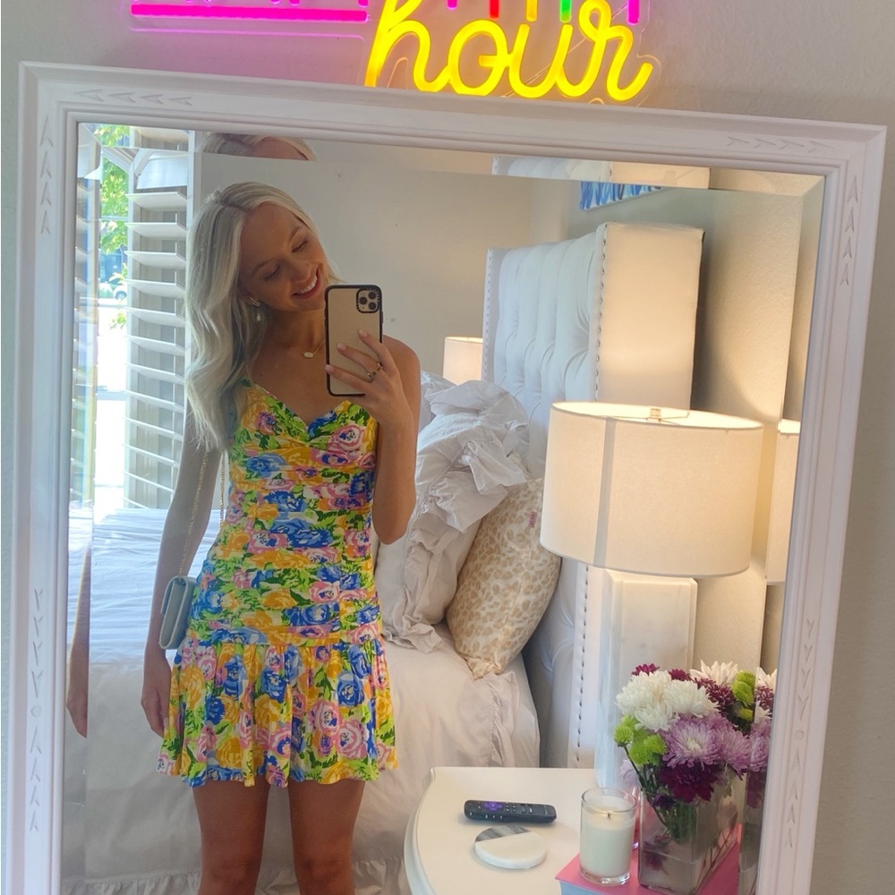 Zara Floral Mini Dress - Multicolor